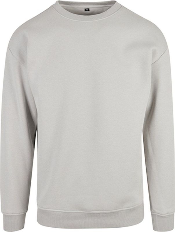 Unisex Sweater 'Crewneck' ronde hals Light Asphalt