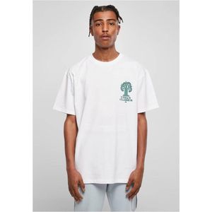 Urban Classics - Organic Tree Logo Heren T-shirt - Wit