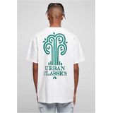 Urban Classics - Organic Tree Logo Heren T-shirt - Wit