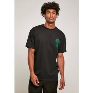 Urban Classics - Organic Tree Logo Heren T-shirt - Zwart