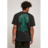 Urban Classics - Organic Tree Logo Heren T-shirt - Zwart