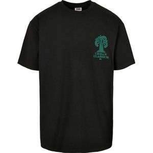 Urban Classics - Organic Tree Logo Heren T-shirt - Zwart