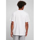 Urban Classics - Organic Globe Logo Heren T-shirt - Wit