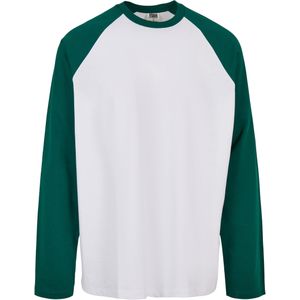 Urban Classics - Oversized Raglan T-shirt - Zwart - Biologisch Katoen
