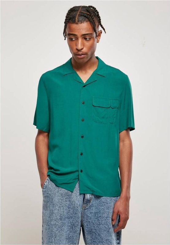 Urban Classics - Viscose Camp Overhemd - Korte Mouwen