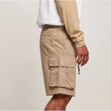 Urban Classics - Cargoshorts - Beige - Heren - Normale Pasvorm - Zes Zakken
