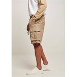 Urban Classics - Cargoshorts - Beige - Heren - Normale Pasvorm - Zes Zakken