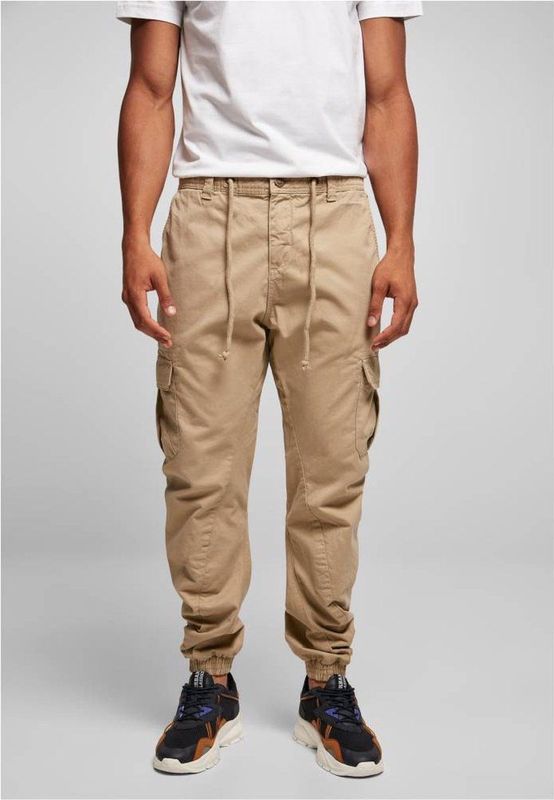 Urban Classics - Cargo Heren joggingbroek   Beige