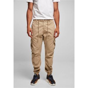 Urban Classics - Cargo Heren joggingbroek   Beige