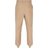 Urban Classics - Straight Pleat-front - Broek - Beige - Heren