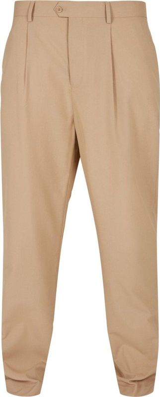Urban Classics - Straight Pleat-front - Broek - Beige - Heren