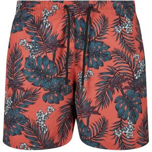 Urban Classics - Zwemshort - Dark Tropical Aop - Polyester