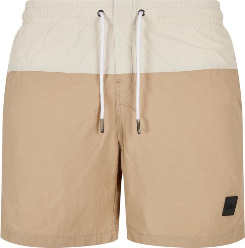 Urban Classics - Blokshorts - Sneldrogend - Unionbeige/zacht zeegras - XL