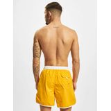 Urban Classics Herenzwembroek, retro zwembroek voor mannen, met trekkoord, verkrijgbaar in vele kleuren, maten XS-5XL, Wit/Magicmango, S