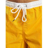 Urban Classics Herenzwembroek, retro zwembroek voor mannen, met trekkoord, verkrijgbaar in vele kleuren, maten XS-5XL, Wit/Magicmango, S