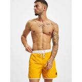 Urban Classics Herenzwembroek, retro zwembroek voor mannen, met trekkoord, verkrijgbaar in vele kleuren, maten XS-5XL, Wit/Magicmango, S