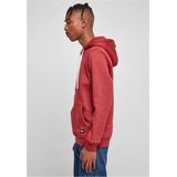 Urban Classics - Basic Melange - Hoodie - Rood - 65% Katoen, 35% Polyester