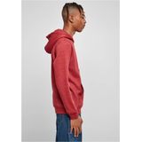 Urban Classics - Basic Melange - Hoodie - Rood - 65% Katoen, 35% Polyester
