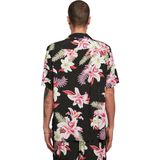 Urban Classics - Viscose AOP Resort - Overhemd - Groen - 100% Viscose