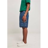 Urban Classics heren cargos, Mid Indigo Washed., 30
