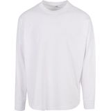 Build Your Brand - Oversized T-shirt - Wit - Heren - Lange Mouwen