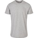 Build Your Brand - Basic Round Neck T-shirt - Heather Grijs - Heren