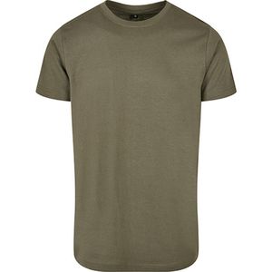 Build your Brand Basic Round Neck T-Shirt BYBB010 - OLIVE