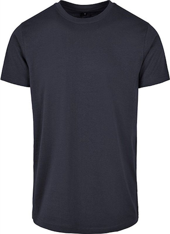 Build Your Brand - Basic T-shirt - Navy Blauw - Heren T-shirt
