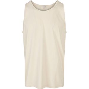 Build Your Brand Basic tanktop voor heren, katoenen tanktop voor heren, verkrijgbaar in vele kleuren, maten XS-5XL, zand, S