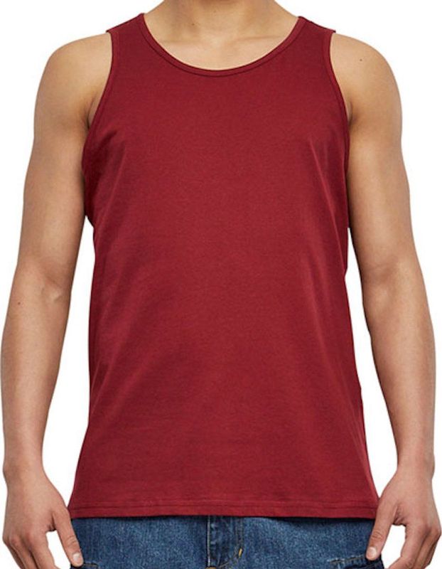 Build your Brand Basic Tank BYBB011 - Burgundy