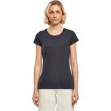 Build Your Brand - Basic T-shirt - Donkerblauw - Korte Mouwen - Ronde Hals - Katoen