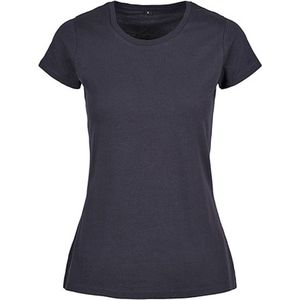 Build Your Brand Dames basic T-shirt, Marine.