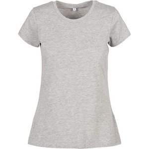 Build Your Brand - Basic T-shirt - Heather Grey - Aangenaam Materiaal