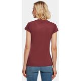 Build Your Brand - Basic T-shirt - Rood - Katoen - Korte Mouwen - Ronde Hals