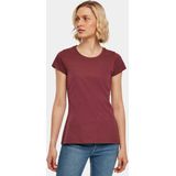 Build Your Brand - Basic T-shirt - Rood - Katoen - Korte Mouwen - Ronde Hals