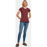 Build Your Brand - Basic T-shirt - Rood - Katoen - Korte Mouwen - Ronde Hals