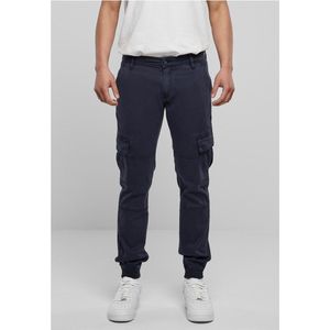 Urban Classics - Washed Cargo Twill midnightnavy Heren joggingbroek Blauw