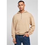 Urban Classics - Boxy Zip Hoodie/trui - Beige