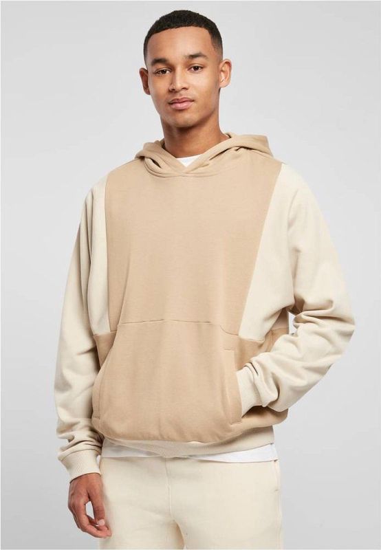 Urban Classics - Cut On Sleeve Hoodie/trui - Beige