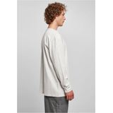 Urban Classics - Oversized Henley Sweatshirt - Zwart - Biologisch Katoen