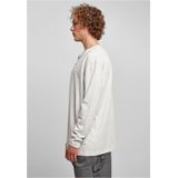 Urban Classics - Oversized Henley Sweatshirt - Zwart - Biologisch Katoen