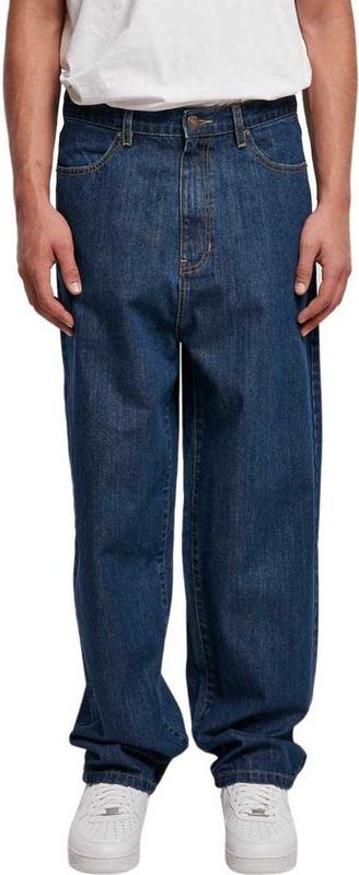 Jeans - Retro - Blauw - Katoen - Oversized Pasvorm