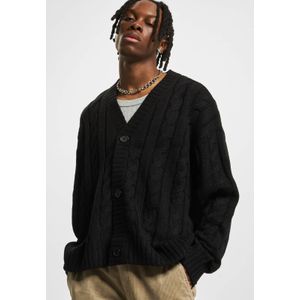 Urban Classics - Boxy Cardigan - Zwart - Herenvest