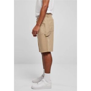 Urban Classics - Double Knee Carpenter Korte broek Beige