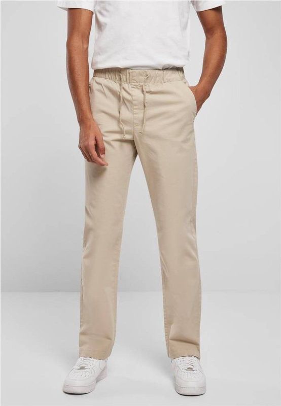 Urban Classics - Broek - Lichtbeige - Regular Fit - Katoen - Lang