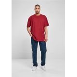 Urban Classics - Oversized Distressed Heren T-shirt - Rood