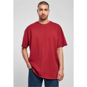 Urban Classics - Oversized Distressed Heren T-shirt - Rood