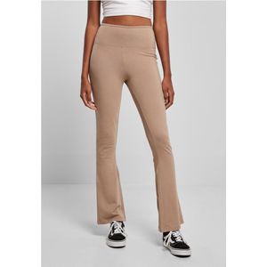 Urban Classics - Organic Stretch Jersey Bootcut Legging - Bruin