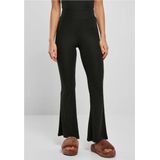 Urban Classics Ladies High Waist Rib Flared Leggings
