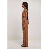 Urban Classics - Rib Wid Leg Jumpsuit - Bruin